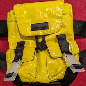 Kendall & Kylie Waterproof Mini Backpack - Bright Yellow - UK Version